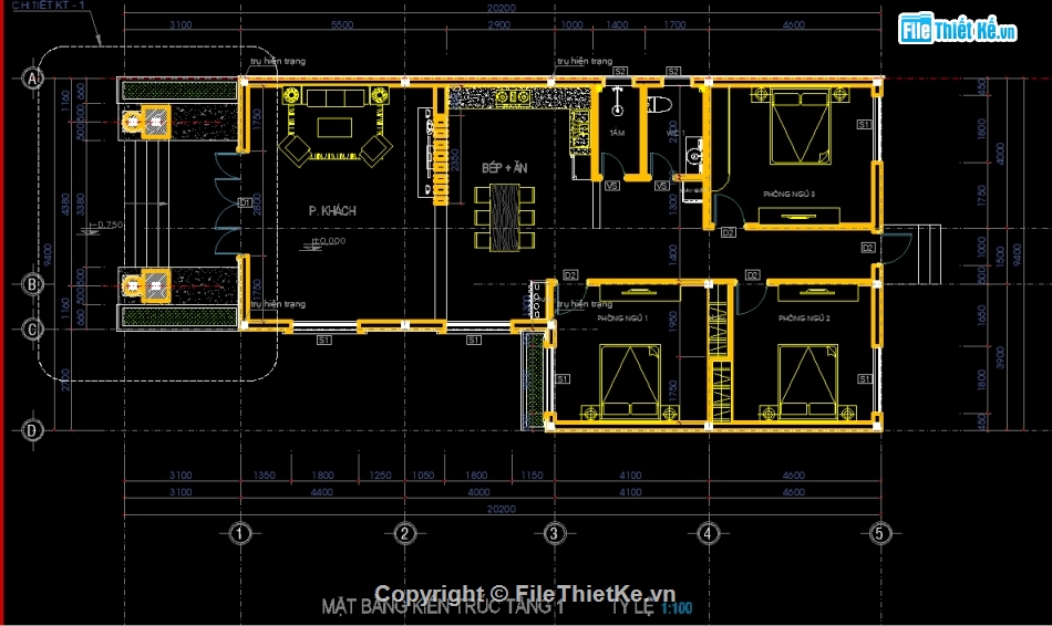 Biệt thự vườn,cad biệt thự 1 tầng,su biệt thự 1 tầng